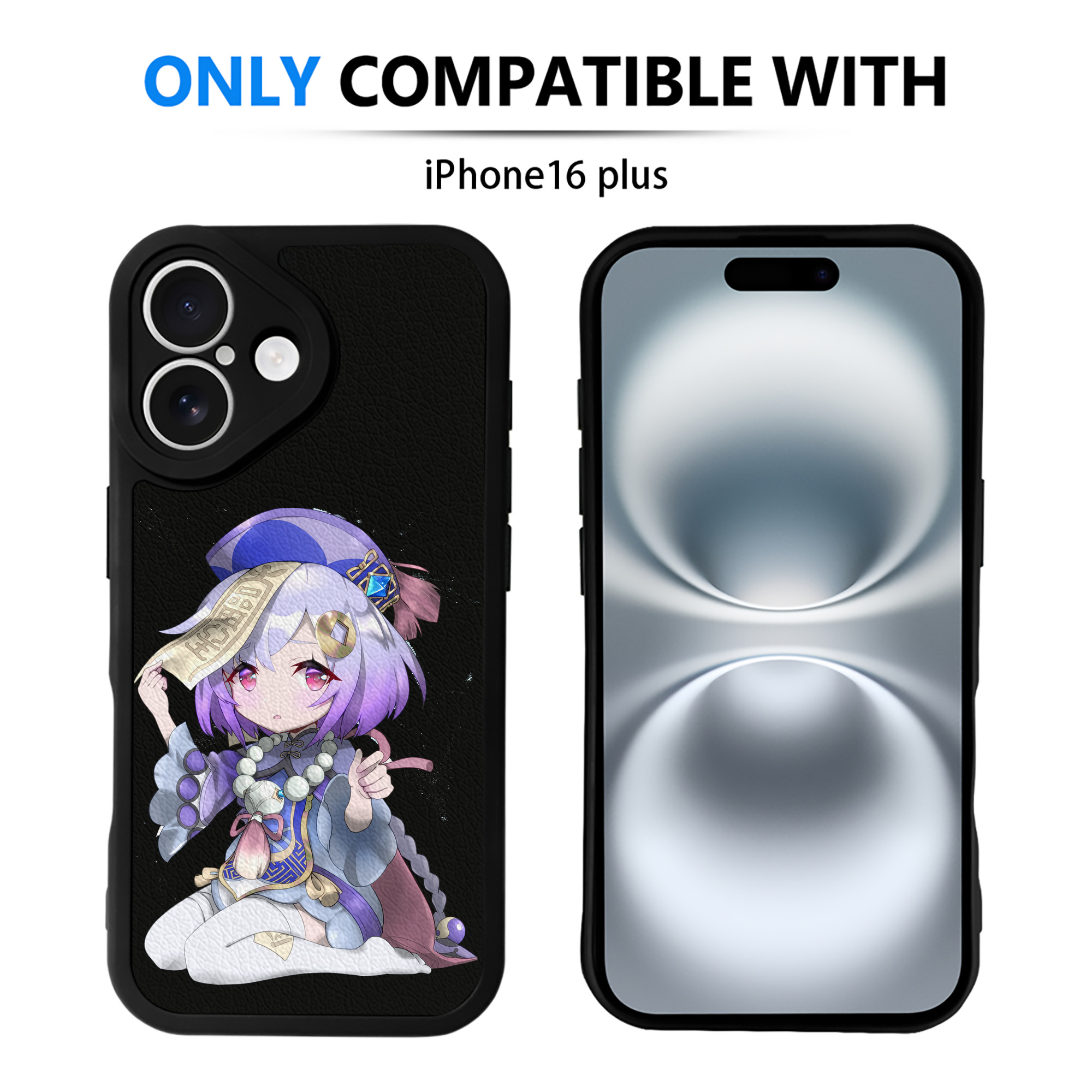 げんし神 七七 なな  genshin Nana 【iPhone 16シリーズ対応】シリコンスマホケース（レザー調） 材質：シリコン